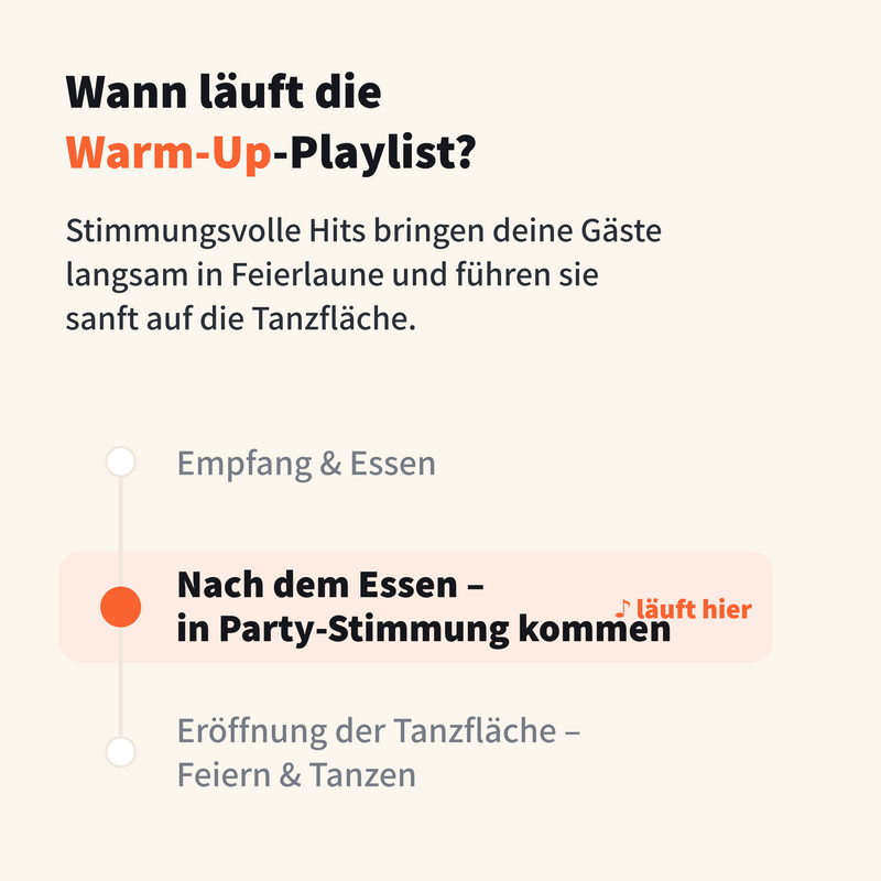 Musikplaylist Paket für Babyparty