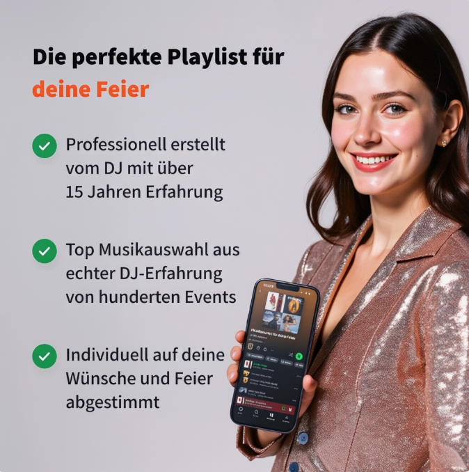 Musikplaylist für Geburtstag