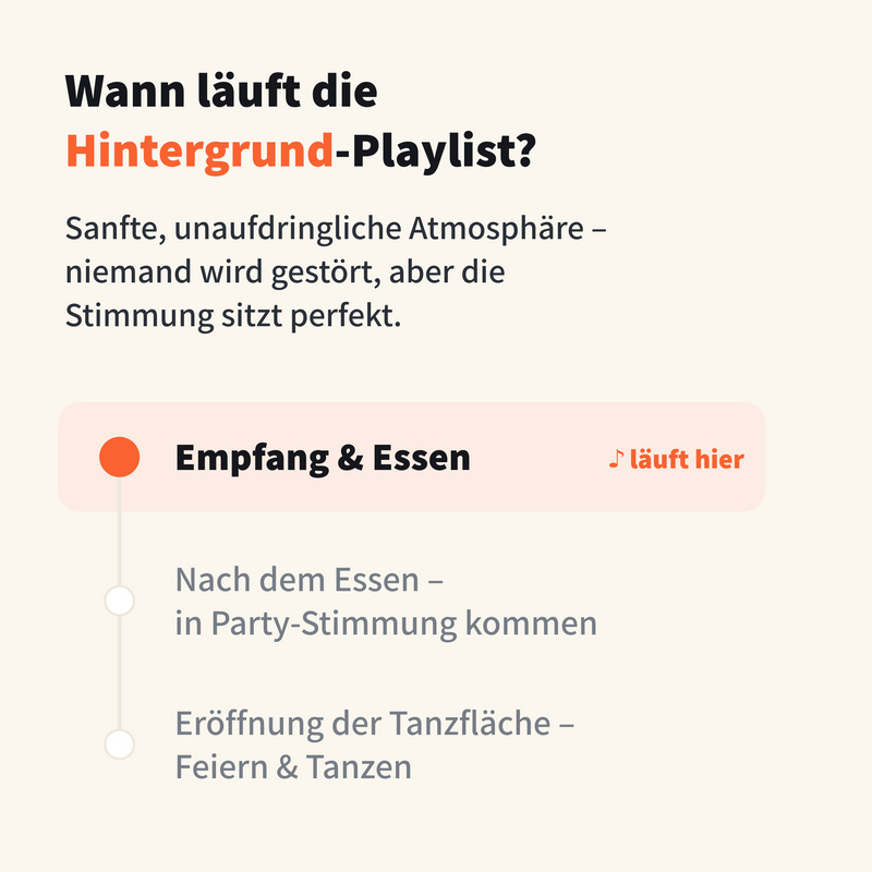 Musikplaylist Paket für Babyparty