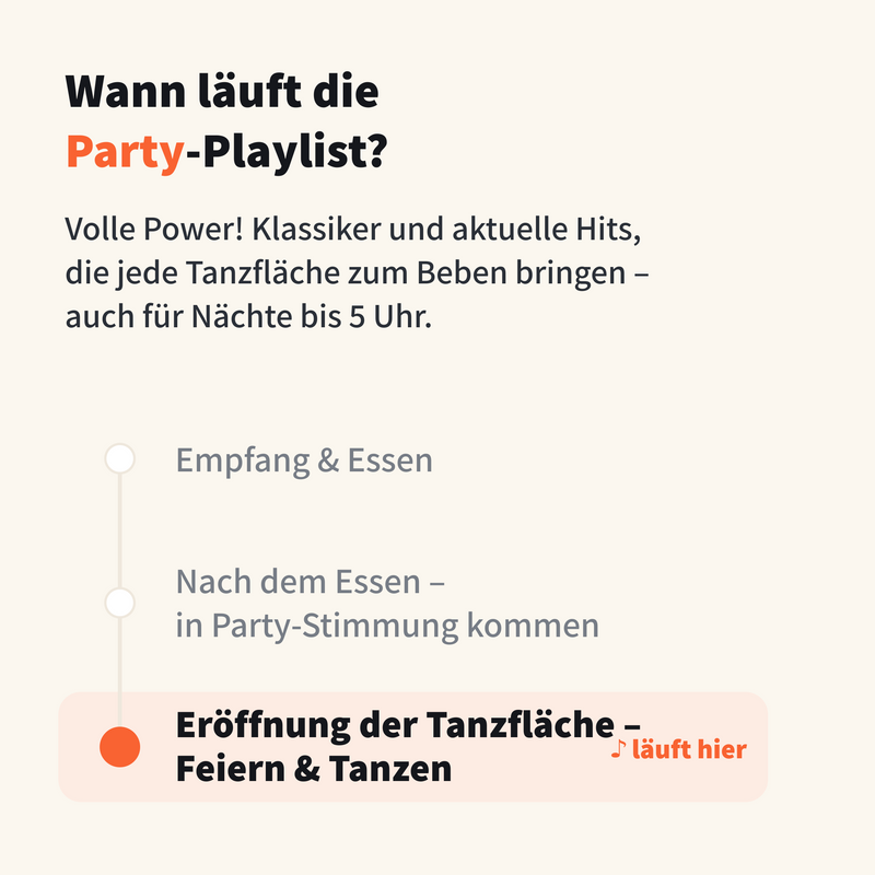 Musikplaylist Paket für Babyparty